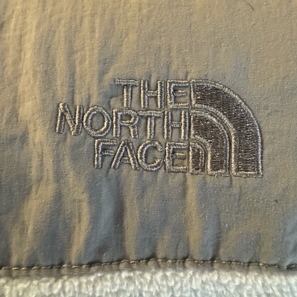 The North Face Girls Jacket Large White Gray Delani Fleece XL 18 Junior Outdoors - Picture 13 of 15